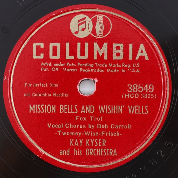 Kay Kyser - Dime A Dozen/Mission Bells & Wishin' Wells 1949 78 rpm Record 38549 - Picture 3 of 16